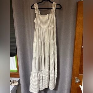 Madewell Striped Sleeveless Maxi Dress Small NWT